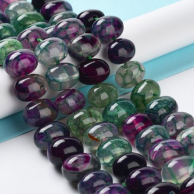 Natural Agate Beads Strands G-G021-03A-13-1