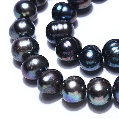 Natural Cultured Freshwater Pearl Beads Strands PEAR-S012-45-1