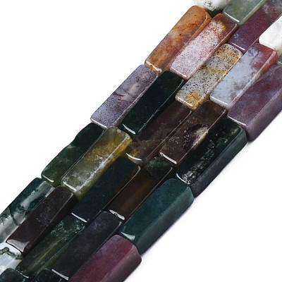 Natural Indian Agate Bead Strands G-R299-17-1