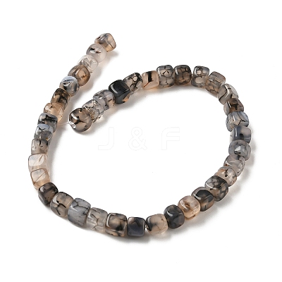 Natural Dragon Veins Agate Beads Strands G-G177-E10-05-1