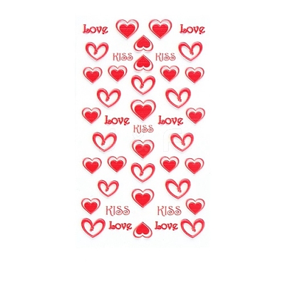 Valentine's Day 5D Love Nail Art Sticker Decals MRMJ-R109-Z-D4363-03-1