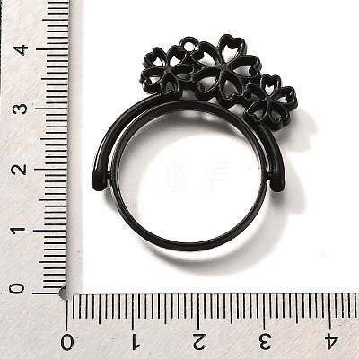 Alloy Open Back Bezel Pendants PALLOY-I223-15EB-1