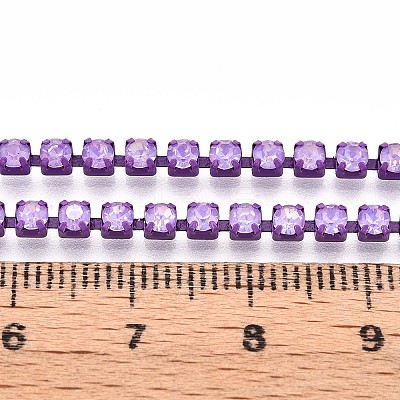 Iron Rhinestone Cup Chains CH-T006-05A-05-1