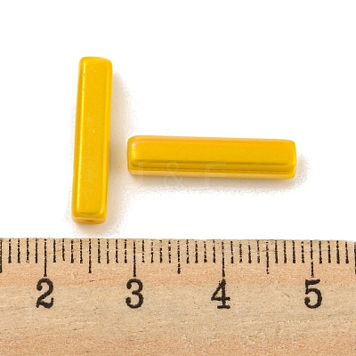 Electroplate Glass Beads GLAA-D024-01B-1