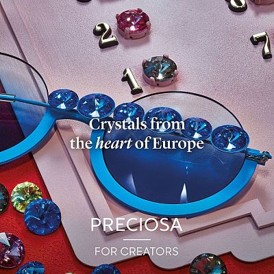 Preciosa® MAXIMA Crystal Round Stones Y-PRC-RASS29-70010-1