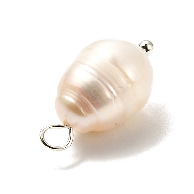 Natural Cultured Freshwater Pearl Pendants X-PALLOY-JF00942-02-1