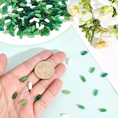 600Pcs 5 Styles Transparent & Opaque Colours Glass Seed Beads SEED-PA0001-16A-1