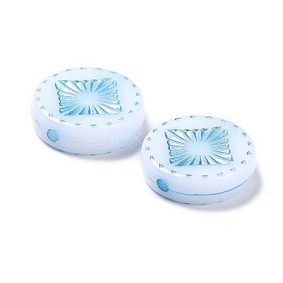 Opaque Acrylic Beads LS-OACR-G016-07G-1