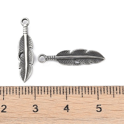 304 Stainless Steel Pendants STAS-L022-399AS-1