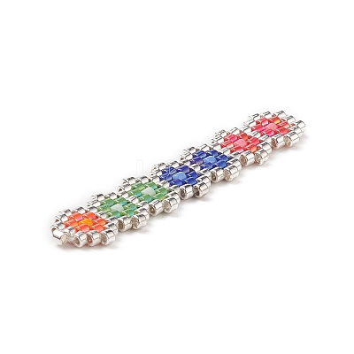 Handmade Loom Pattern MIYUKI Seed Beads PALLOY-MZ00047-02-1