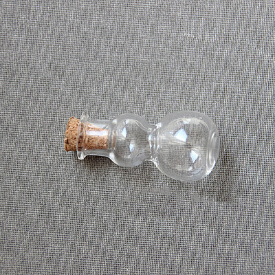 Gourd Shape Miniature Glass Bottles X-BOTT-PW0008-04-1
