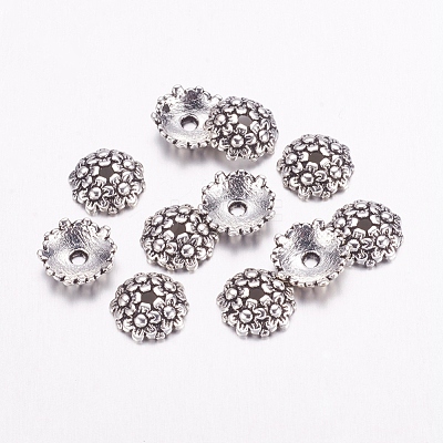 Tibetan Style Bead Caps LF1650Y-NF-1