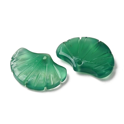Natural Green Onyx Agate Pendants G-NH0006-01I-1