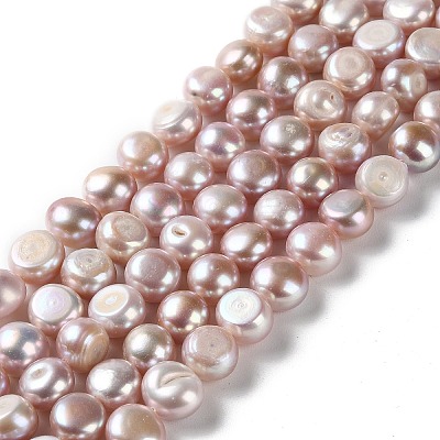 Natural Cultured Freshwater Pearl Beads Strands PEAR-E018-93-1