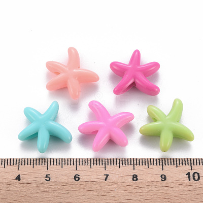 Opaque Acrylic Beads MACR-S373-22A-1