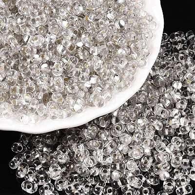 Baking Paint Transparent Glass Seed Beads SEED-N006-05A-1