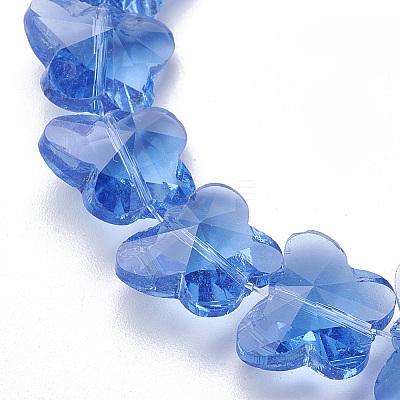 Transparent Glass Beads GLAA-Q066-14mm-B10-1