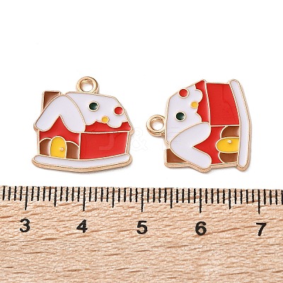 Alloy Enamel Pendants ENAM-I061-01KCG-09-1