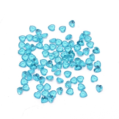 Glass Rhinestone Cabochons GLAA-WH0028-22-1