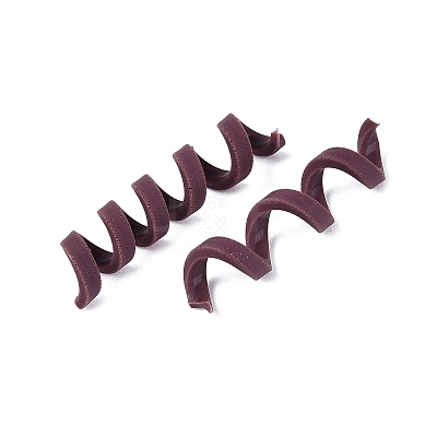 Handmade Polymer Clay Spiral Beads FIND-Q122-01H-1