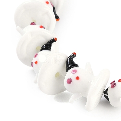 Handmade Lampwork Beads Strands LAMP-P066-05-1