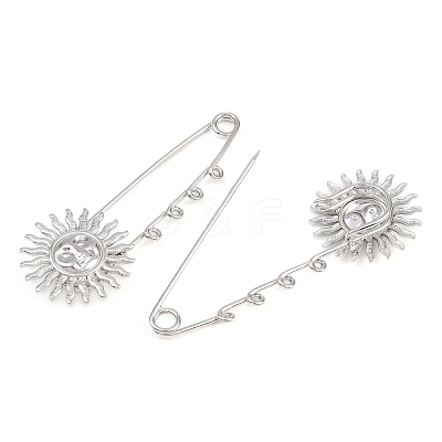 Sun 304 Stainless Steel Safety Pins Brooch Findings SA-CBA098D-13D-P-1