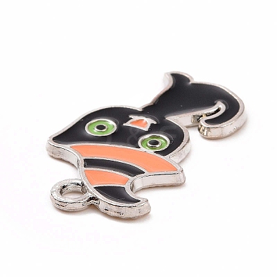 Alloy Enamel Pendants ENAM-M055-08P-1