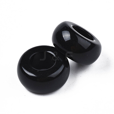 Opaque Acrylic European Beads OACR-N131-021-1