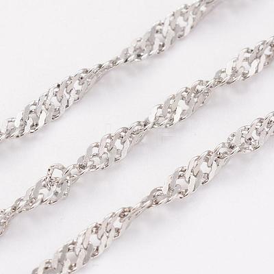 Tarnish Resistant 304 Stainless Steel Singapore Chains CHS-H007-13P-1