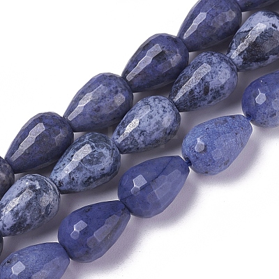 Natural Dumortierite Quartz Beads Strands G-P422-30-1