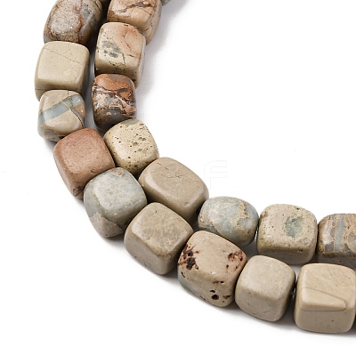 Natural Shoushan Stone Beads Strands G-B155-D09-1