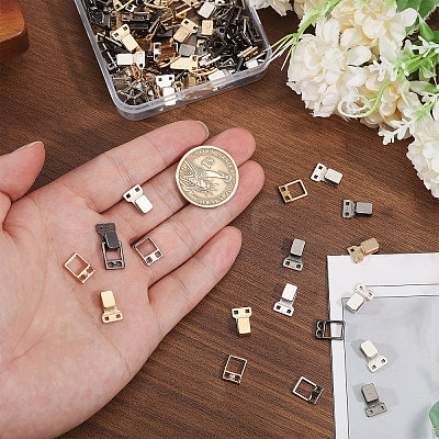 72Pcs 3 Colors Alloy Clasp FIND-CA0010-45-1
