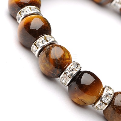 Gemstone Stretch Bracelets BJEW-JB01533-01-1