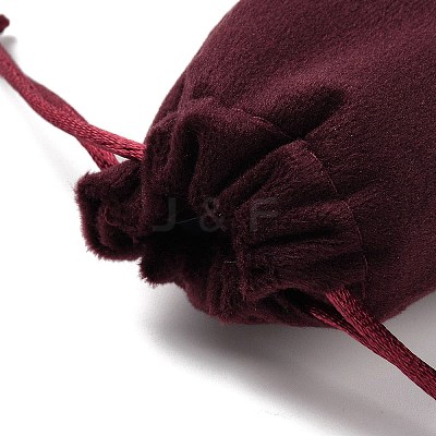 Velvet Jewelry Drawstring Storage Pouches ABAG-P013-02A-04-1