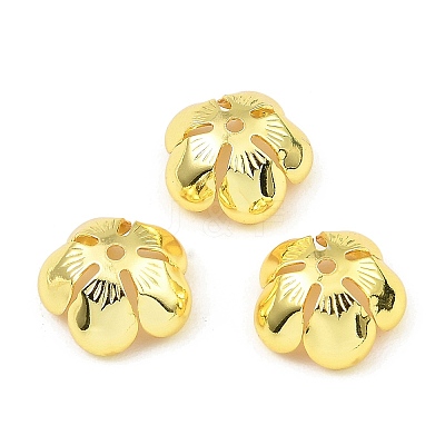Brass Bead Caps KK-Z030-08G-1