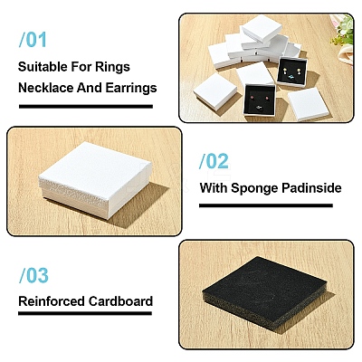 12Pcs Cardboard Gift Boxes CON-YW0001-68-1
