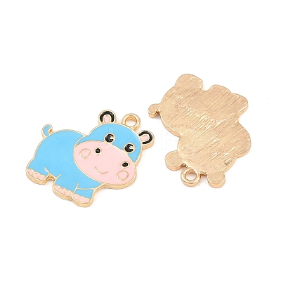 Alloy Enamel Pendants AL-CBA1F11-01G-1