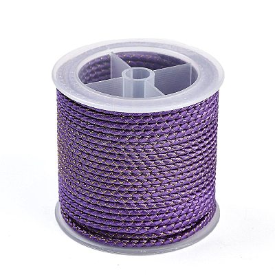 11M Polyester Braided Cord with Cotton Core & Metallic Thread OCOR-Z006-01-02-1