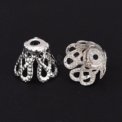 Multi-Petal Filigree Iron Bead Caps E114-S-1