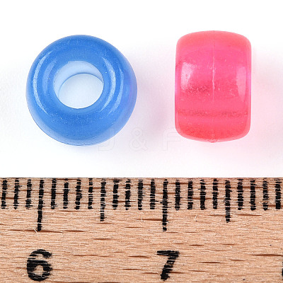 Transparent Luminous Acrylic Beads X-OACR-N137-33-1
