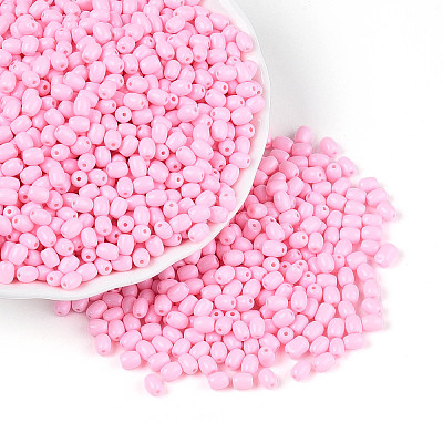 Baking Paint Glass Seed Beads SEED-N007-29E-1