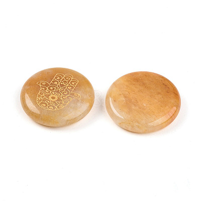 Natural Topaz Jade Cabochons G-N345-06E-1