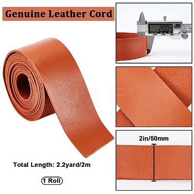 2M Flat Leather Cord LC-WH0007-07D-03-1