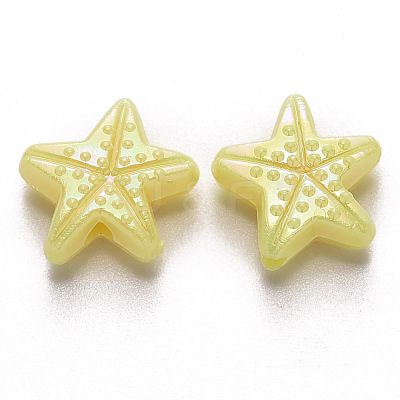 Opaque Acrylic Beads SACR-R250-06-1