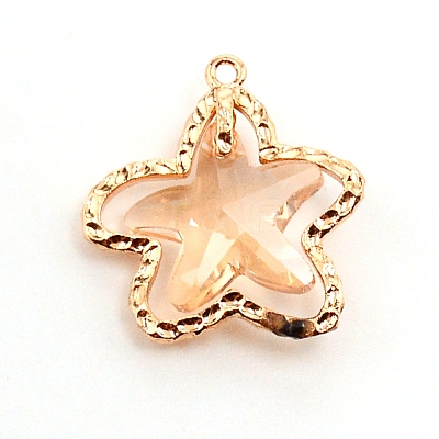 Glass Pendants KK-WH0035-45A-1