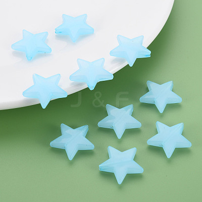 Imitation Jelly Acrylic Beads MACR-S373-90-E08-1