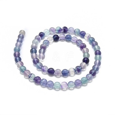Natural Fluorite Beads Strands G-I249-B02-01-1