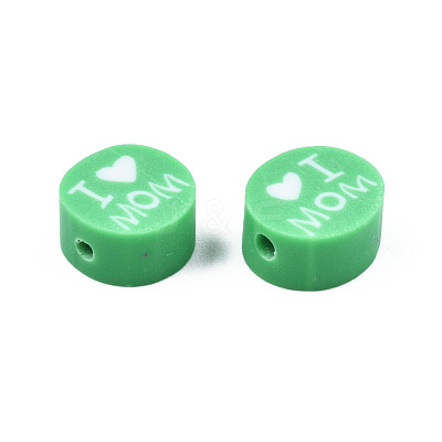 Handmade Polymer Clay Beads CLAY-T019-11K-1