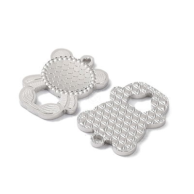 Rhodium Plated 925 Sterling Silver Pendants STER-C003-12P-1