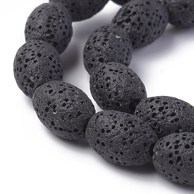 Natural Lava Rock Beads Strands G-F671-03A-11-1